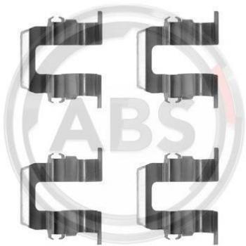 Kit de Accesorios A.B.S. para Pastillas de Freno a Disco 1259Q - Compatible con SUBARU Legacy III, Impreza Stufenheck y Station Wagon
