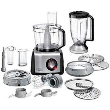 Bosch MC812M865 Robot de Cocina 1250W Negro/Acero Inoxidable