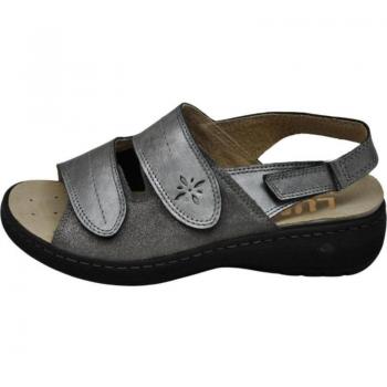 Zapatos para Plantillas Lumel modelo mujer color gris y Sandalias Bio Reciclables Lumel para plantillas mujer 4987-52 antracita-gris