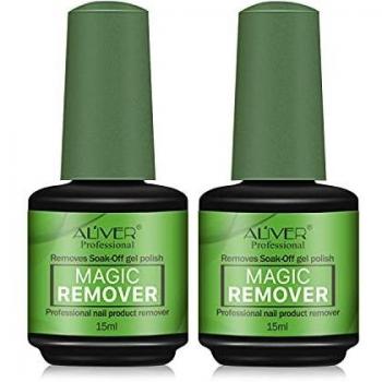 Removedor Quita Esmalte Permanente Semipermanentes Para Uñas, Magic Nail Polish Remover Para Quitar El Esmalte De Uñas Rápido Y Fácil, Quitar Suavemente Sin Lastimar, 2 Pcs
