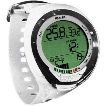 Mares Puck Pro Computadora subacuatica, Adultos Unisex, Blanco/Negro, Talla Unica