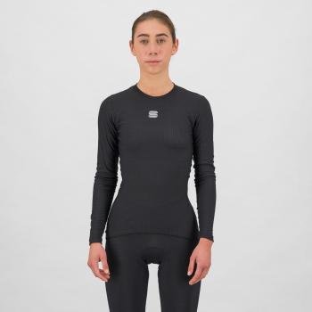 Camiseta Interior De Manga Larga Sportful Bodyfit Pro Negra Mujer - Talla L