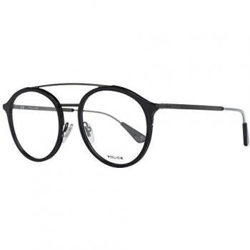 Police VPL688 Black Men's Aviator Optical Frames One Size