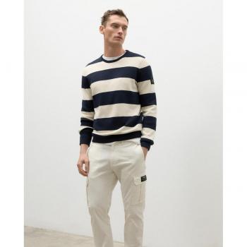 Ecoalf - Jersey de hombre de manga larga y cuello redondo