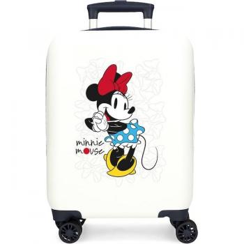 Maleta de cabina Minnie Magic rígida 50 cm blanco Disney