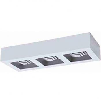 Plafón LED Ferreros triple blanco 3x6,3W 2520lm E27 cálido