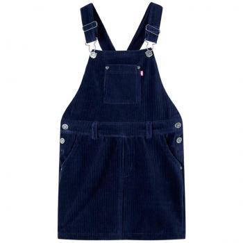 Vestido infantil pana azul marino 92