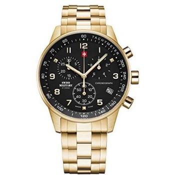 Swiss Military by Chrono Men's Chronograph Quartz Watch with Stainless Steel Bracelet SM34012.12