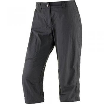 Maier Sports Women's Neckar 3/4 Capri Pants - Graphite, Size 3XL