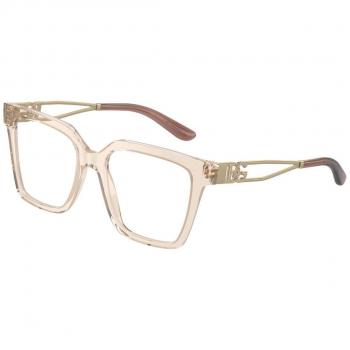 Dolce & Gabbana DG3376B 3432 Armazones Recetados para Mujer Marrones 51