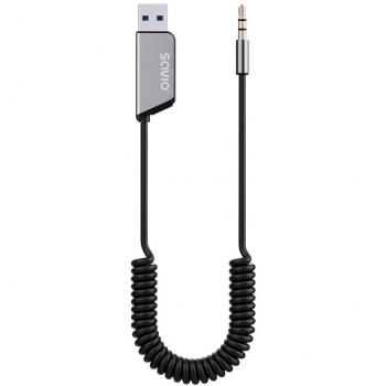 Transmisor FM Bluetooth Savio TR-16 con Función Manos Libres y Bluetooth 5.3