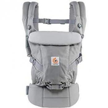 Mochila Ergobaby Adapt para Bebés en Color Onyx Negro y Gris Perla