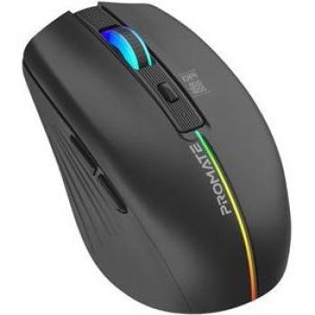 Ratón Inalámbrico Promate Kitt 6 Botones 16000 DPI Ajustable 2.4 GHz Batería Recargable 500 mAh Negro