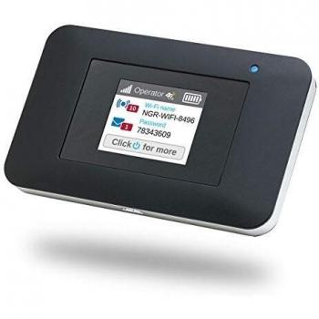 NETGEAR Wifi Portatil 4G AC797, Velocidad hasta 400 Mbps, Conecta hasta 15 Dispositivos WiFi, funciona con cualquier SIM