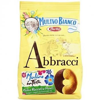 6x Mulino Bianco Abbracci Italian Biscuits Cookies 350g