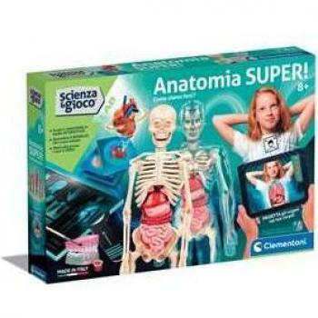 Clementoni Anatomía Super - Juego Educativo de Ciencia y Experimentación sobre el Cuerpo Humano