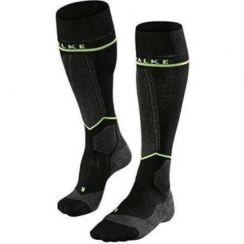 Falke SK Energizing Compression Wool Knee-High Socks for Men - Black - Size 43-46