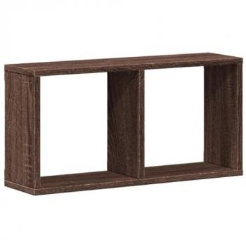 Mueble de pared 60x16x30 cm Roble marrón de madera multicapa