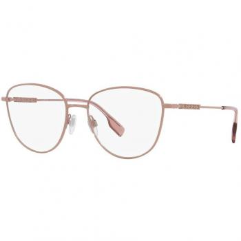 Burberry BE1376 VIRGINIA Asian Fit 1343 Women's Eyeglasses Pink Size 55 (Frame Only) - Blue Light Block Available