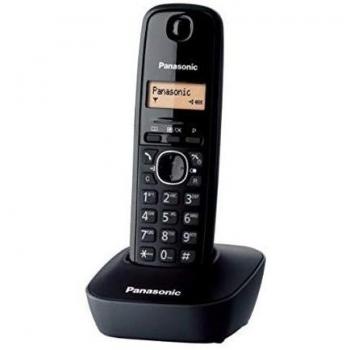 Teléfono Panasonic KX-TG1611 DECT Negro con Identificador de llamadas