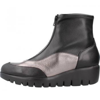Botines Wonders C33302 - Sofisticación y Comodidad Definitiva, Botines de Mujer WONDERS CAMELUS NEGRO