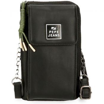 Cartera-bandolera porta móvil Pepe Jeans Bea negro