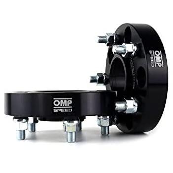 Set de 2 Separadores de Ruedas OMP de FIJACIÓN AL BUJE de 30 Mm. para Llantas de 5 Tornillos (incluidos), Varios Anclajes y Métricas de Tornillos,