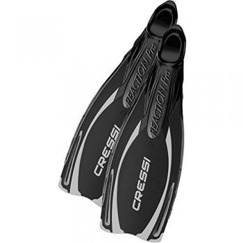 Cressi Reaction - Aletas de buceo de surf y natación, tamaño 36/37, color negro