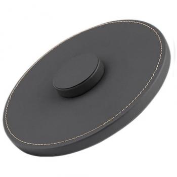 XIHAMA für Apple Lautsprecher Standfuß. Tragbar Echt Leder Antirutschmatte Schutz Pad für Apple homepod Lautsprecher