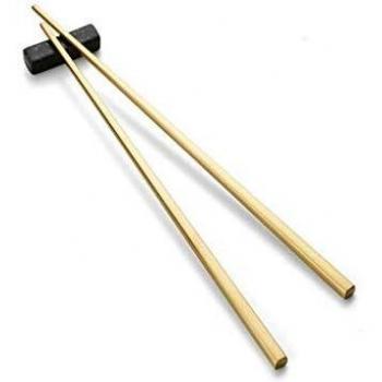BITZ 130156 Palillos con Soporte Brass satén Acabado