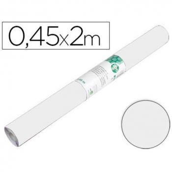 Rollo Adhesivo Liderpapel Unicolor Blanco Brillo