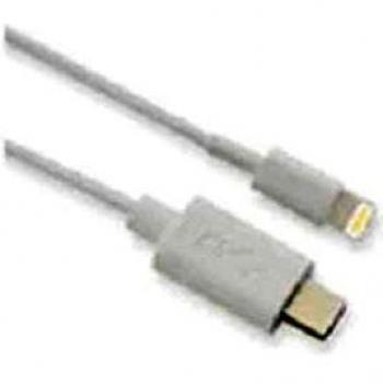 Cable USB-C Lightning de 1 metro en color blanco
