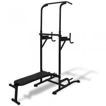 vidaXL Máquina Musculación Banco Abdominales Ejercicio Entrenamiento Deporte