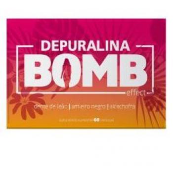 Depuralina Bomb Effect Fat Burner Supplement - 60 Capsules