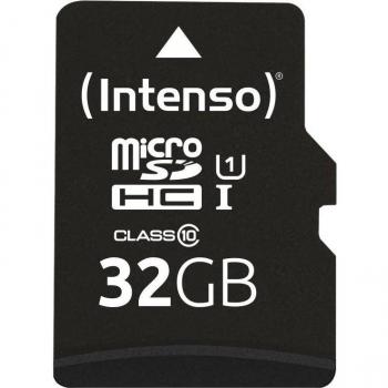 Intenso Premium 3423480 Tarjeta de Memoria Flash MicroSDHC 32GB Clase 10 UHS-I con Adaptador