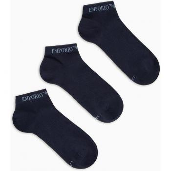 Calcetines de deporte para hombre Emporio Armani, paquete de 3