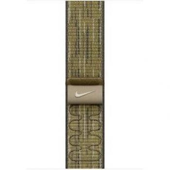Correa Deportiva Apple Watch Nike Sport Loop 46mm Verde/Grey Nylon