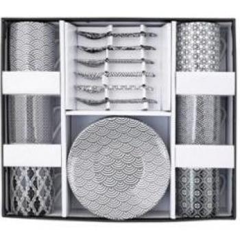Nippon Black Espresso Set 18pcs HDAES/BK 1/12