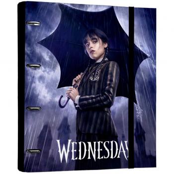 Carpeta 4 anillas Wednesday