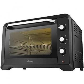 Horno Eléctrico Ventilado Ardes AR6264PB 64L 2000W con Grill, 6 Funciones y Luz Interna