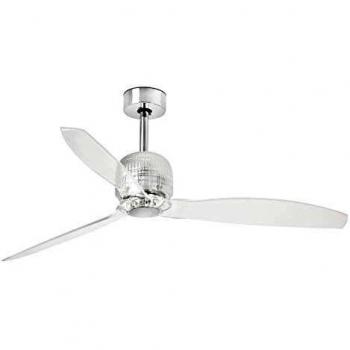 Faro Barcelona 33394D- DECO FAN Ventilador de techo cromo con motor DC