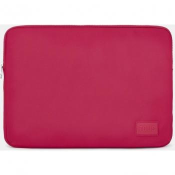 Funda para portátil TOUS Marina Fucsia con diseño exclusivo y cremallera resistente