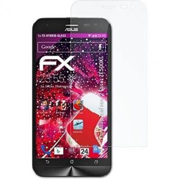 atFoliX Lámina Protectora de Cristal Asus ZenFone 2 Laser