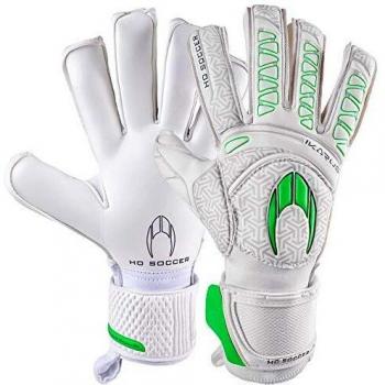 HO Soccer Ikarus Pro Roll Negative Guantes de Portero, Unisex Adulto, Blanco/Verde, 10