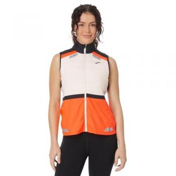 Brooks Run Visible Insulated Vest 2.0 Women's Running Jacket - Orange, Size M
