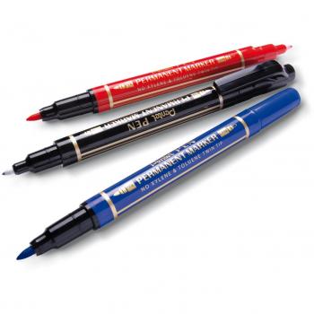 Rotuladores permanentes industriales Pentel Pen Twin Tip