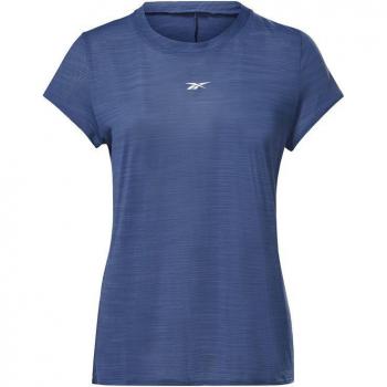 Camiseta de Manga Corta Mujer Reebok Workout Ready Azul Oscuro