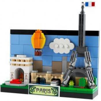 Lego Creator Postal de París 40568 - Set de Construcción Educativa con 213 Piezas - Juguete para Niños de 6 años o más