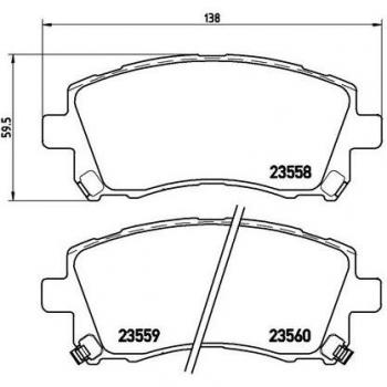 Pastillas de freno BREMBO P 78 010X
