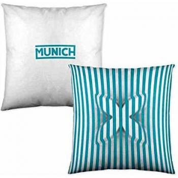 Munich 191797 Funda de cojín Pop Art Turquesa 50x50 cm